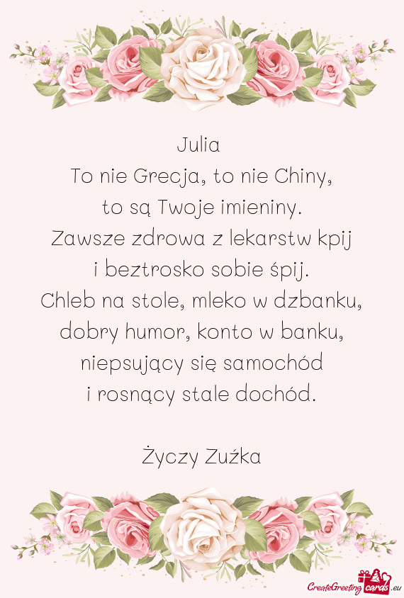Julia To nie Grecja