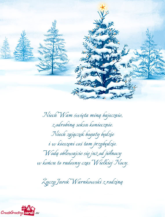 Jurek Warnkowski z rodziną