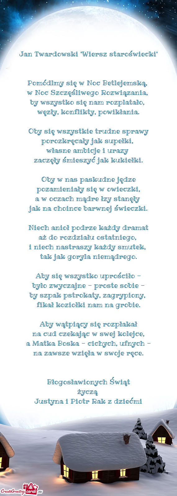 Justyna i Piotr Rak z dziećmi