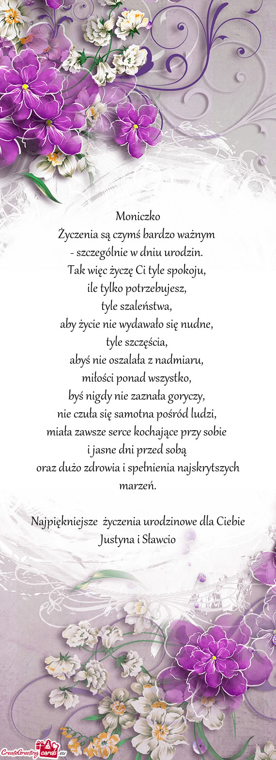 Justyna i Sławcio
