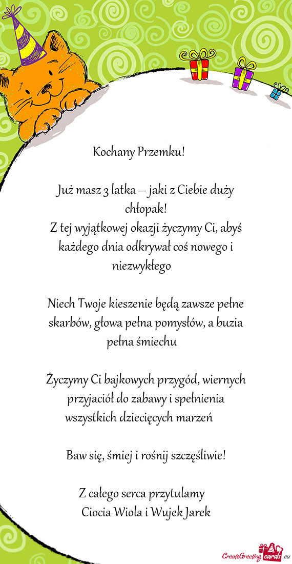 Już masz 3 latka – jaki z Ciebie duży chłopak