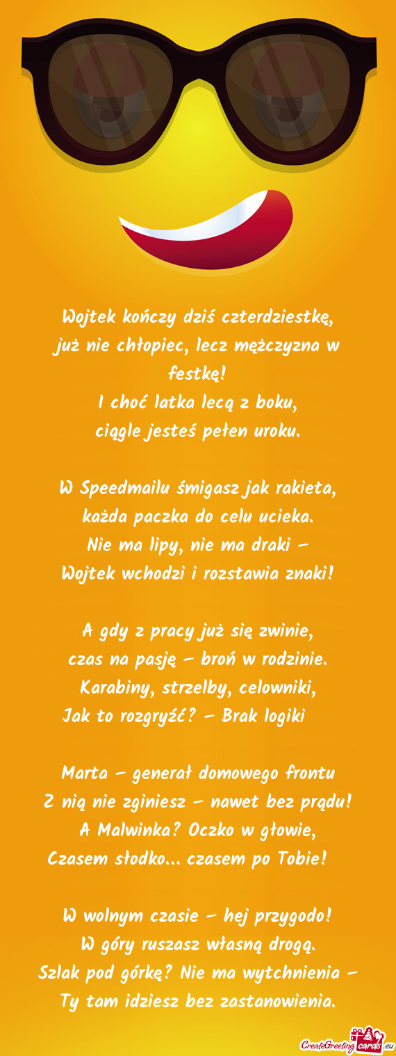 Już nie chłopiec, lecz mężczyzna w festkę