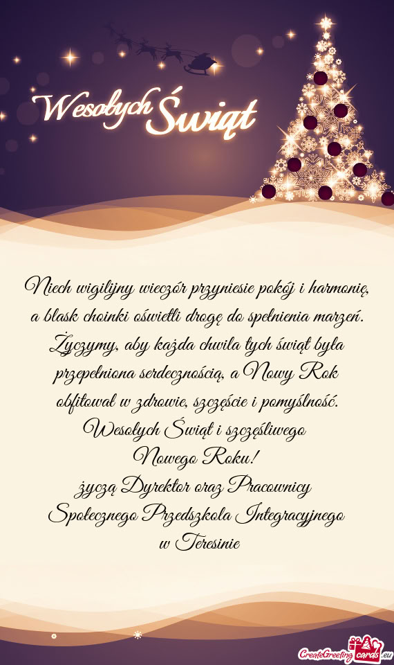 K obfitował w zdrowie, szczęście i pomyślność. Wesołych Świąt i szczęśliwego