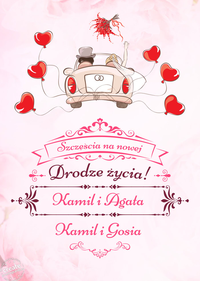 Kamil i Agata, Szczęścia na nowej drodze życia Kamil i Gosia