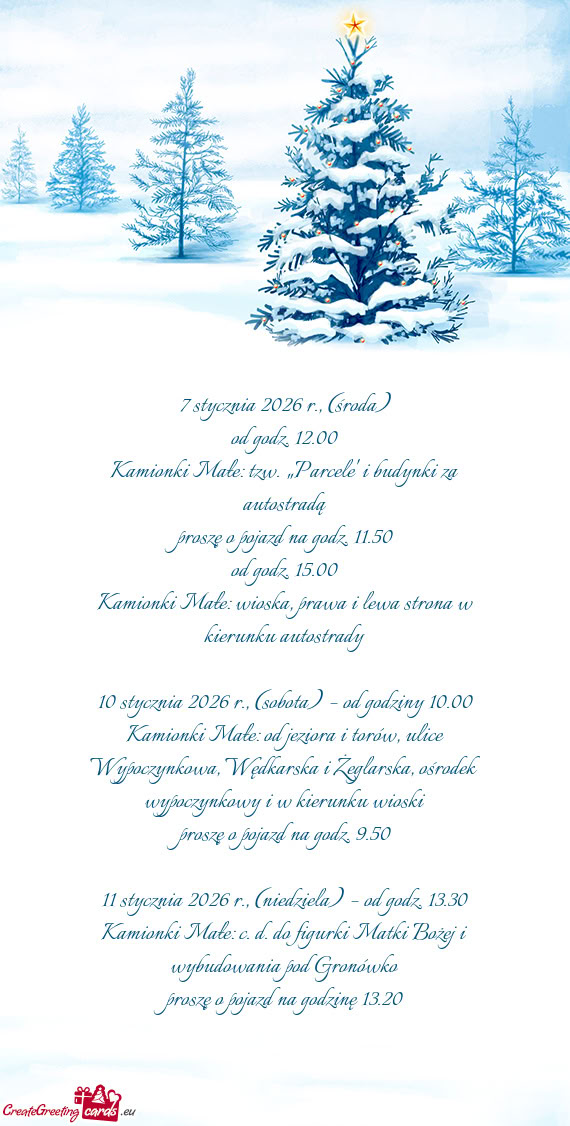 Kamionki Małe: tzw. „Parcele” i budynki za autostradą