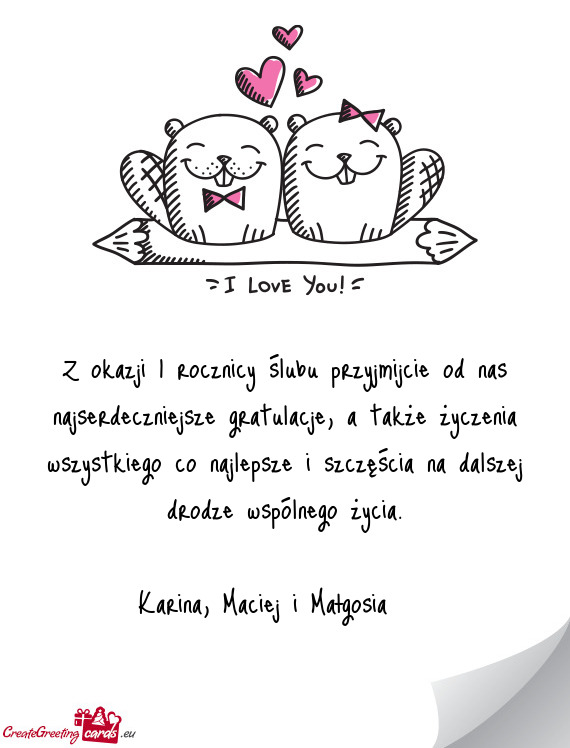 Karina, Maciej i Małgosia❤️