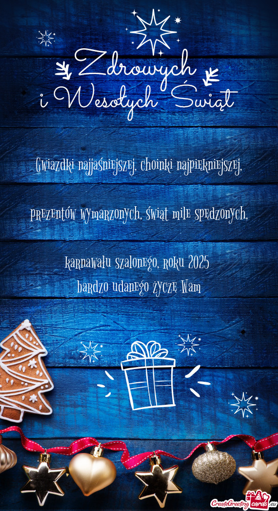 Karnawału szalonego, roku 2025