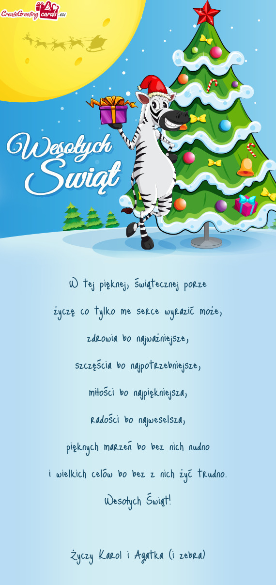 Karol i Agatka (i zebra)