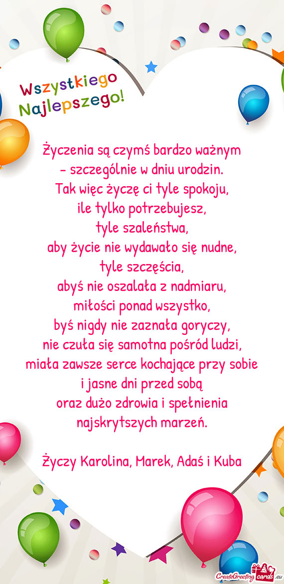 Karolina, Marek, Adaś i Kuba