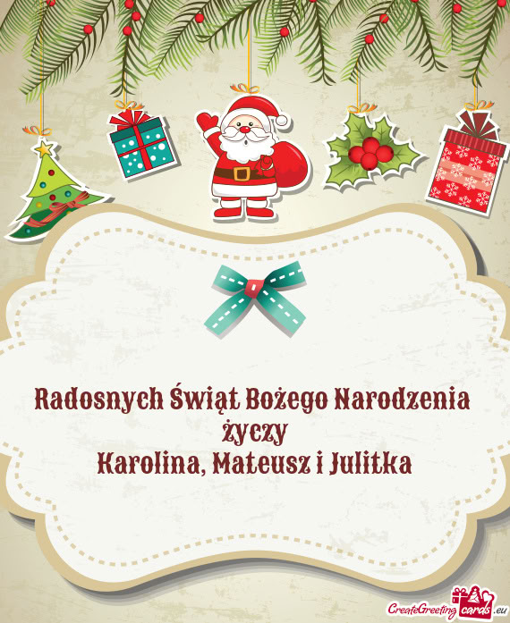 Karolina, Mateusz i Julitka