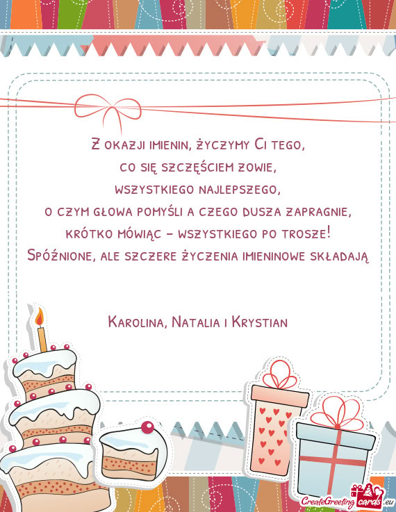 Karolina, Natalia i Krystian