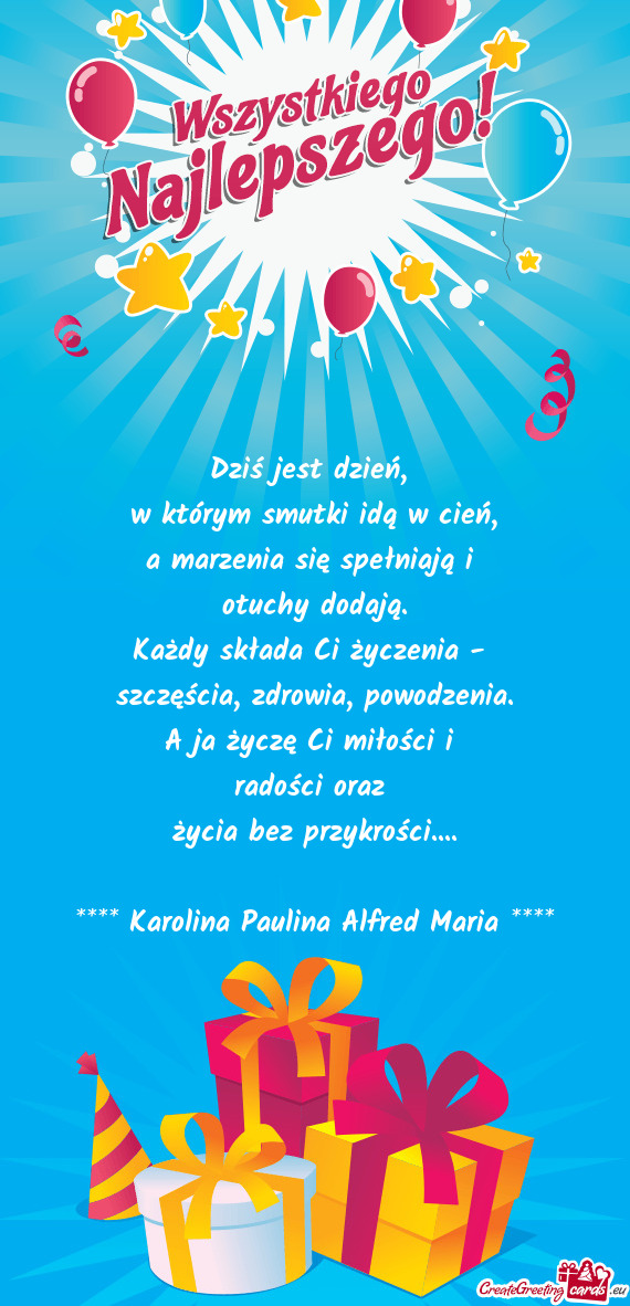 Karolina Paulina Alfred Maria