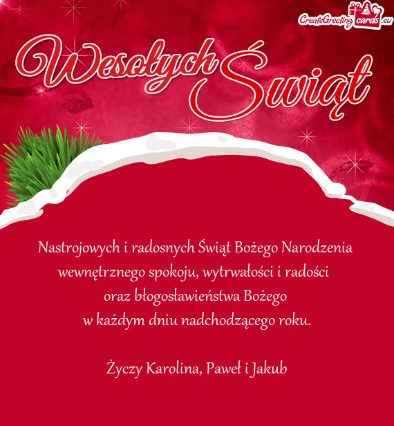 Karolina, Paweł i Jakub