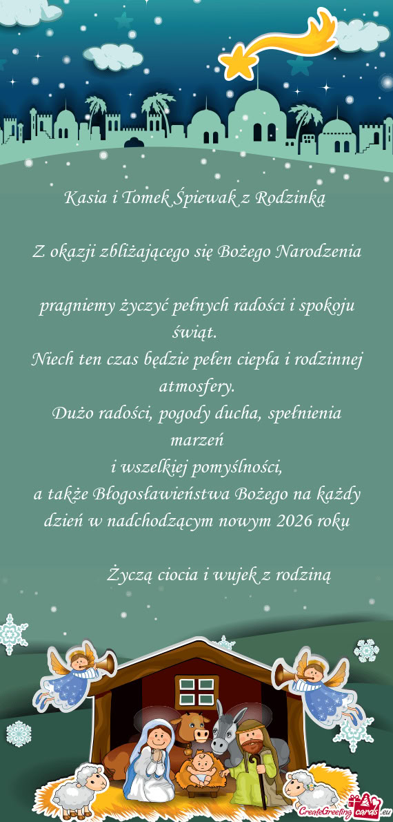 Kasia i Tomek Śpiewak z Rodzinką