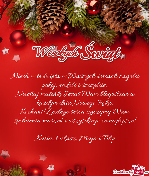 Kasia, Łukasz, Maja i Filip