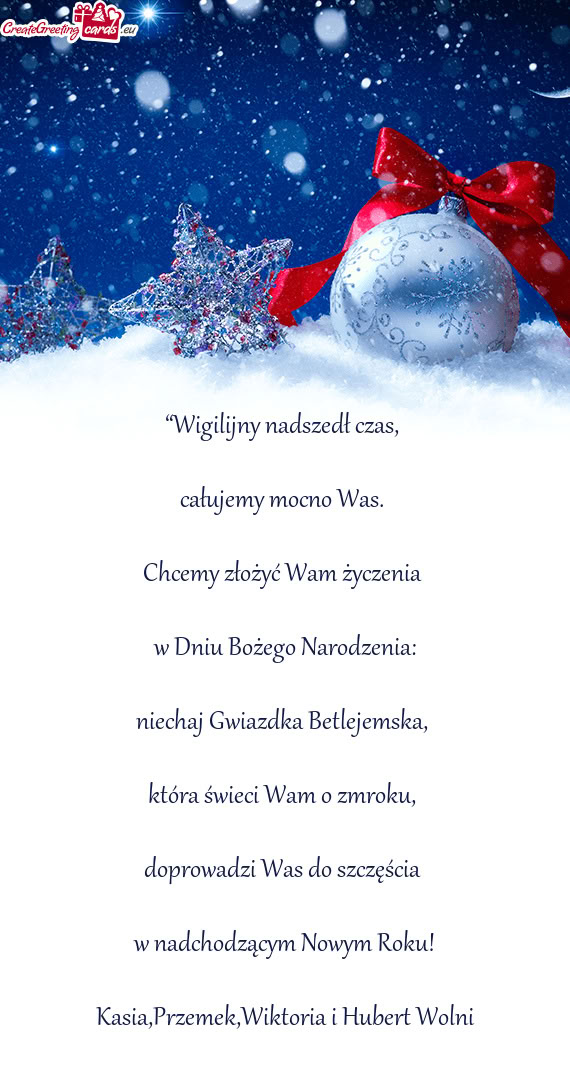 Kasia,Przemek,Wiktoria i Hubert Wolni