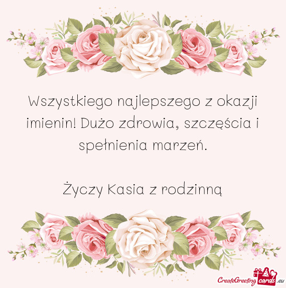 Kasia z rodzinną