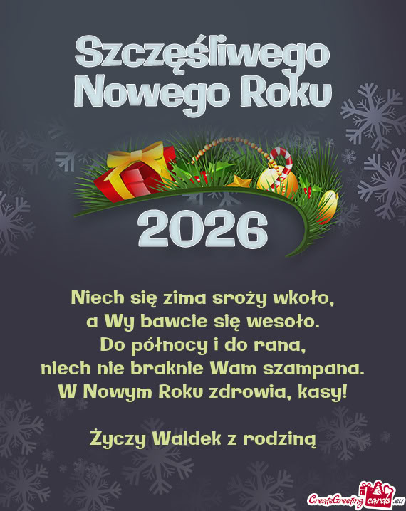 Kasy! Waldek z rodziną