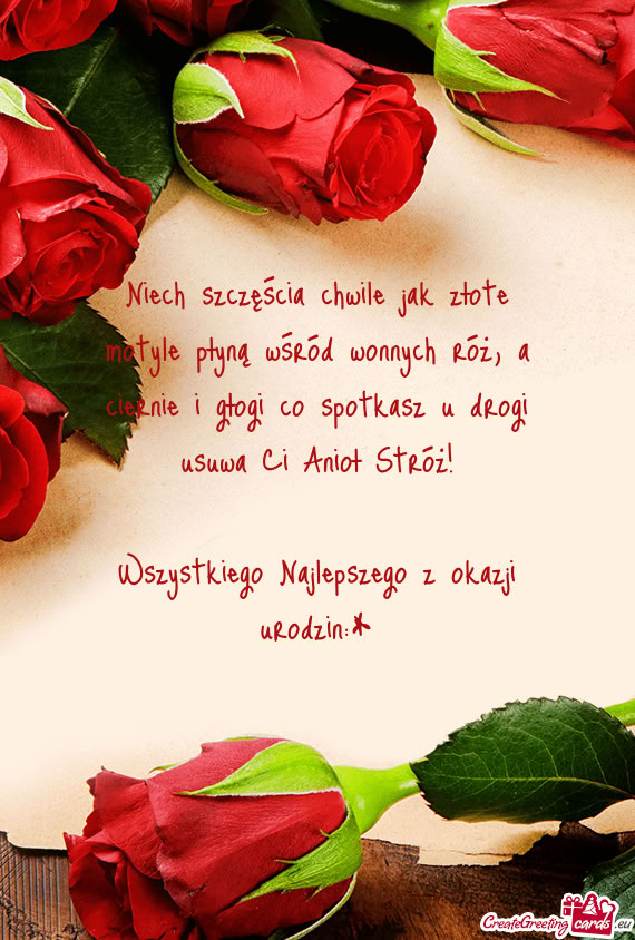 Kasz u drogi usuwa Ci Anioł Stróż