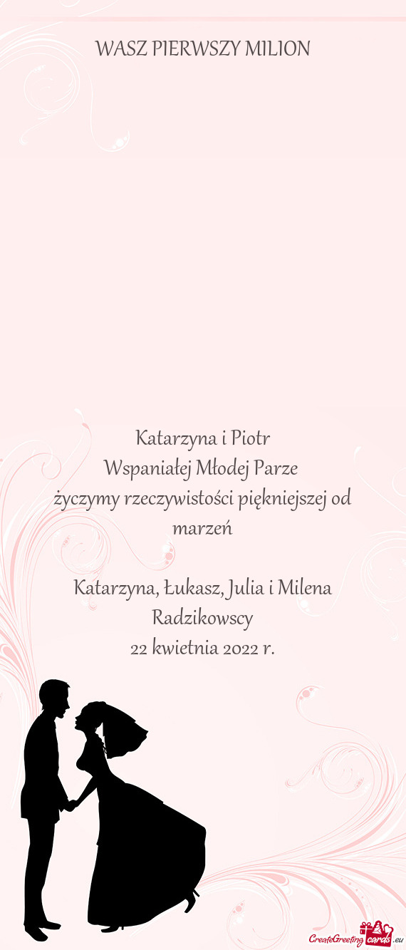 Katarzyna, Łukasz, Julia i Milena Radzikowscy