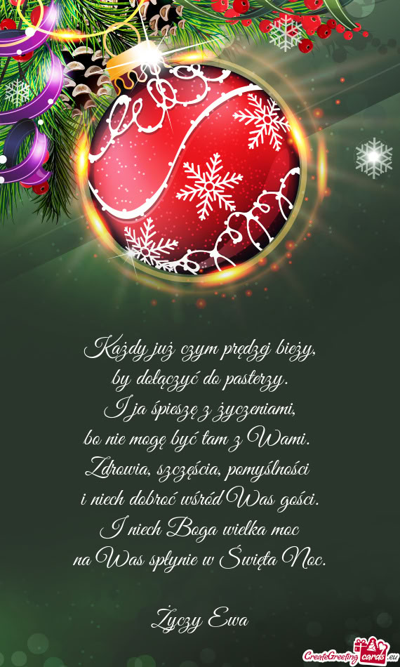 Każdy już czym prędzej bieży,  by dołączyć do pasterzy.  I ja śpieszę