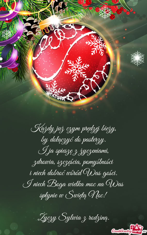 Każdy już czym prędzej bieży,  by dołączyć do pasterzy.  I ja spieszę