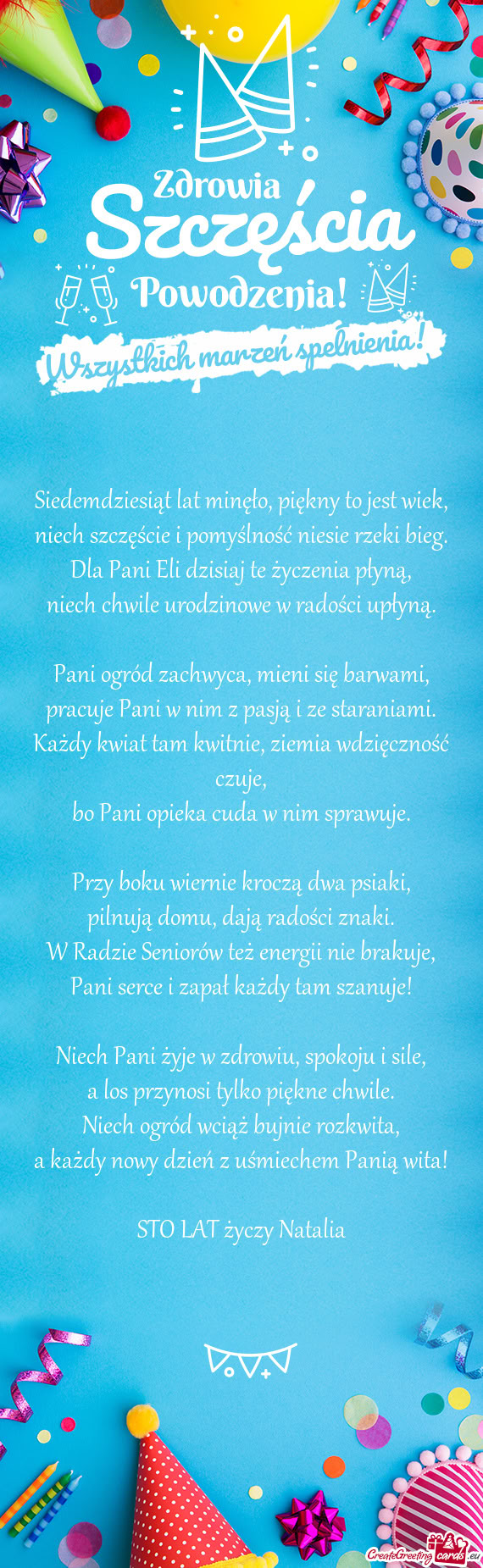 Każdy kwiat tam kwitnie, ziemia wdzięczność czuje