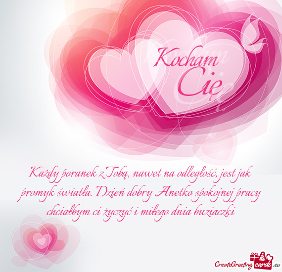 Każdy poranek z Tobą