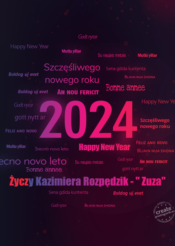 Kazimiera Rozpędzik - " Zuza"