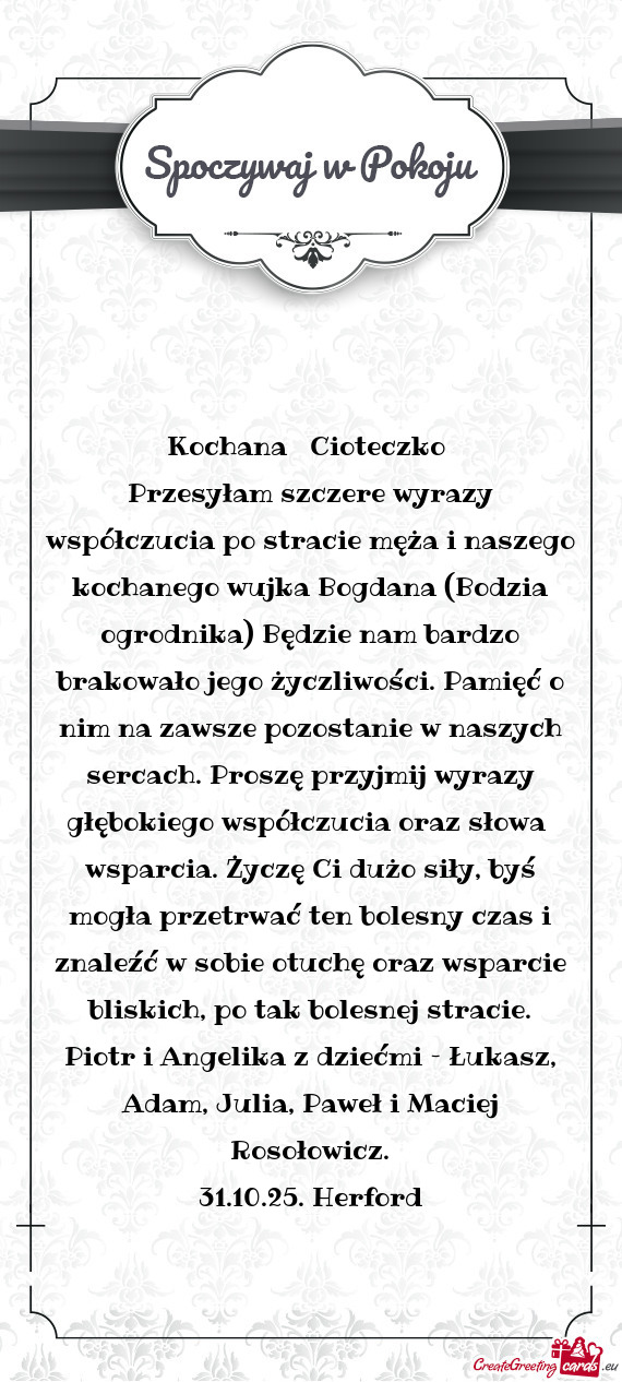 Kich, po tak bolesnej stracie