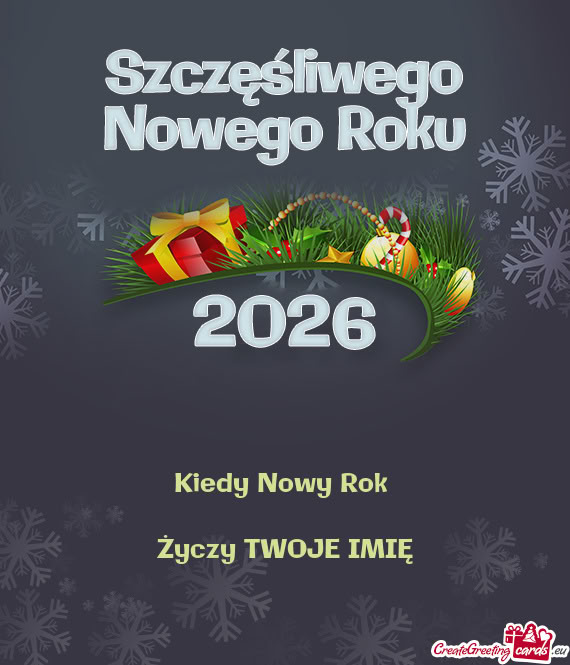 Kiedy Nowy Rok