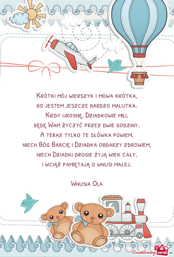 Kiedy urosnę, Dziadkowie mili