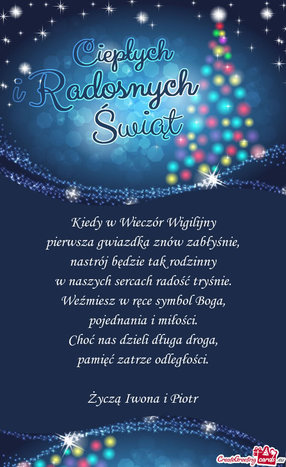 Kiedy w Wieczór Wigilijny  pierwsza gwiazdka znów zabłyśnie,  nastrój