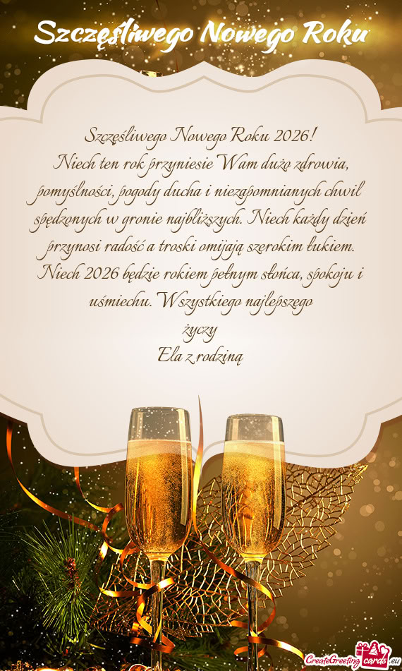 Kiem. Niech 2026 będzie rokiem pełnym słońca, spokoju i uśmiechu. Wszystkiego najlepszego