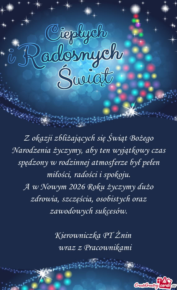 Kierowniczka PT Żnin