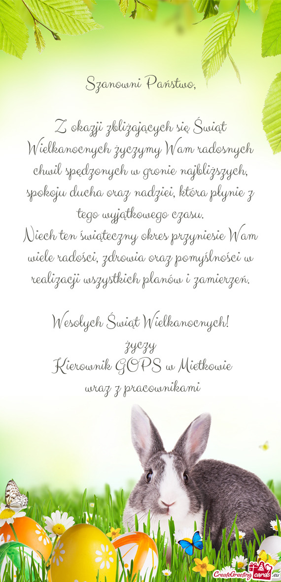 Kierownik GOPS w Mietkowie