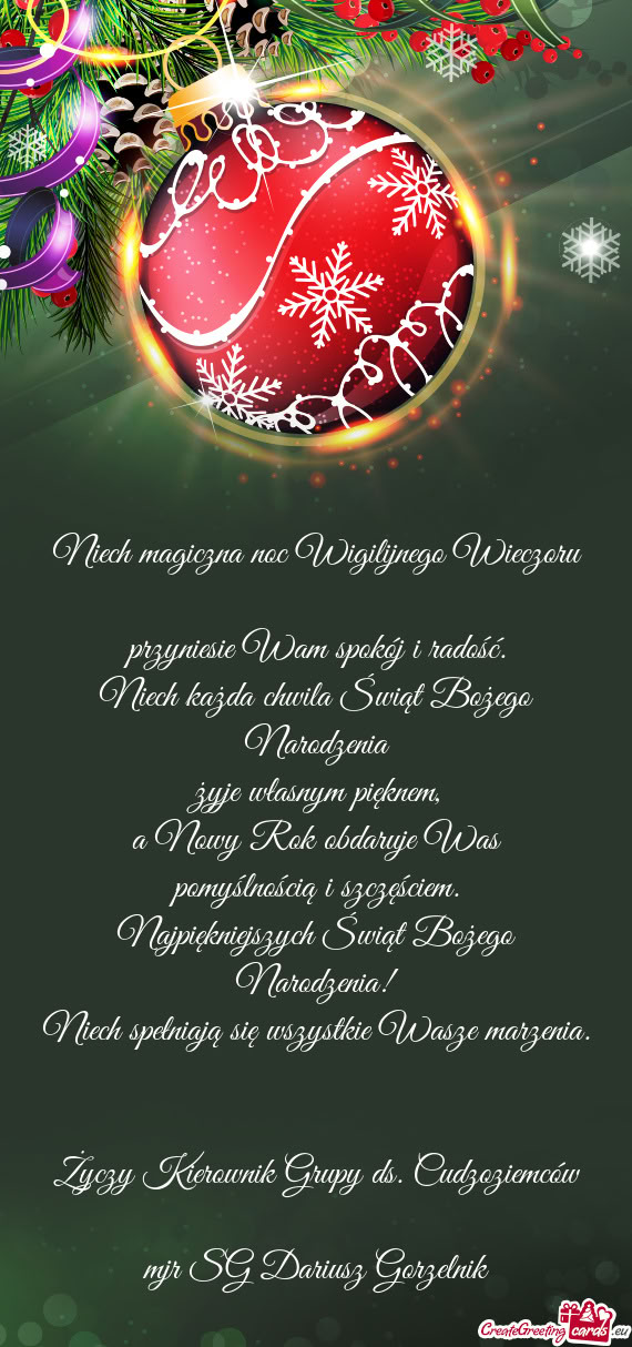 Kierownik Grupy ds. Cudzoziemców