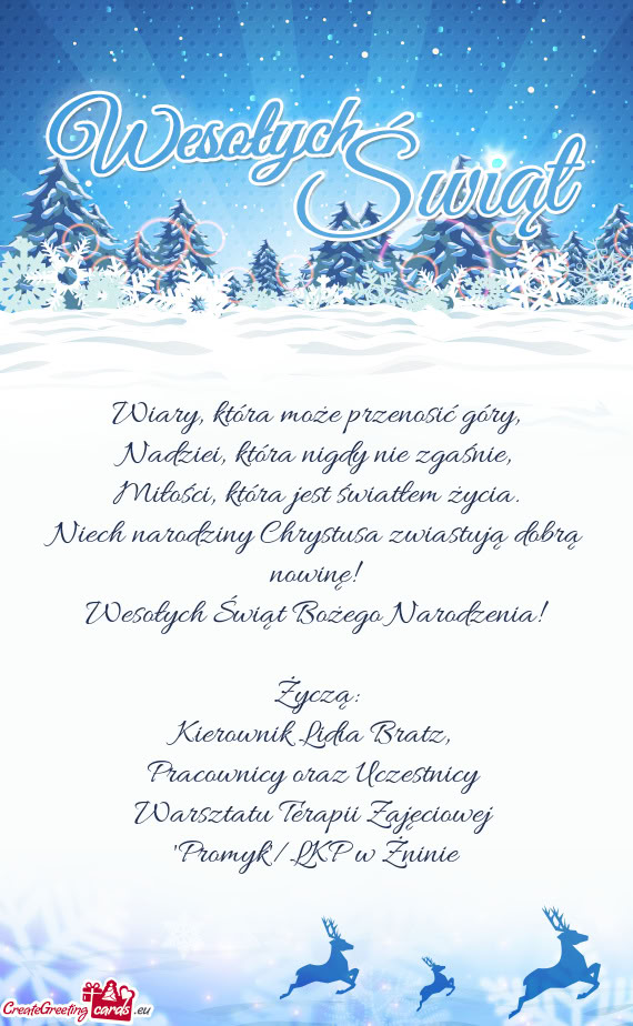 Kierownik Lidia Bratz