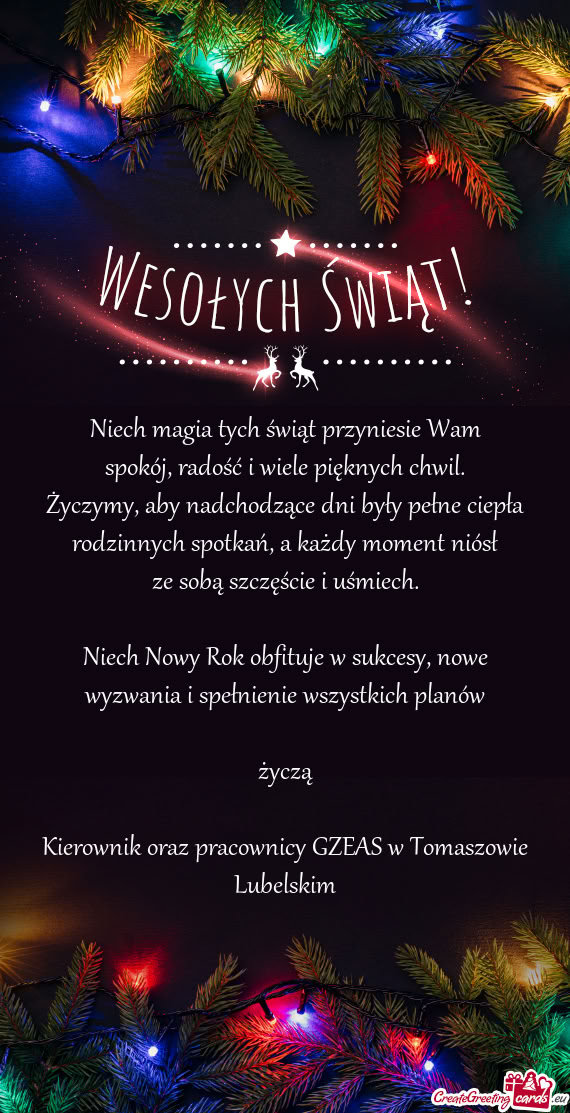 Kierownik oraz pracownicy GZEAS w Tomaszowie Lubelskim