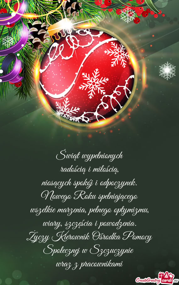 Kierownik Ośrodka Pomocy Społecznej w Szczuczynie