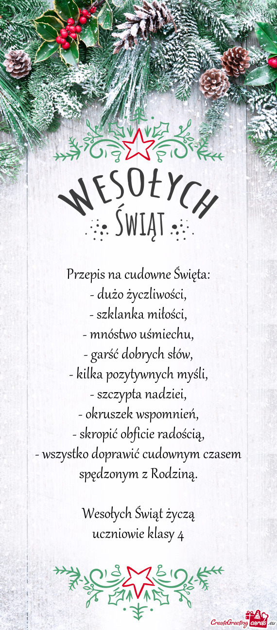 Kilka pozytywnych myśli