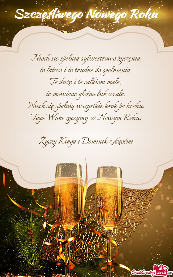 Kinga i Dominik z dziećmi