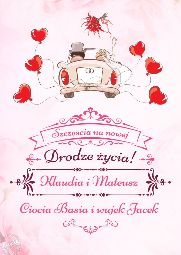 Klaudia i Mateusz, Szczęścia na nowej drodze życia Ciocia Basia i wujek Jacek