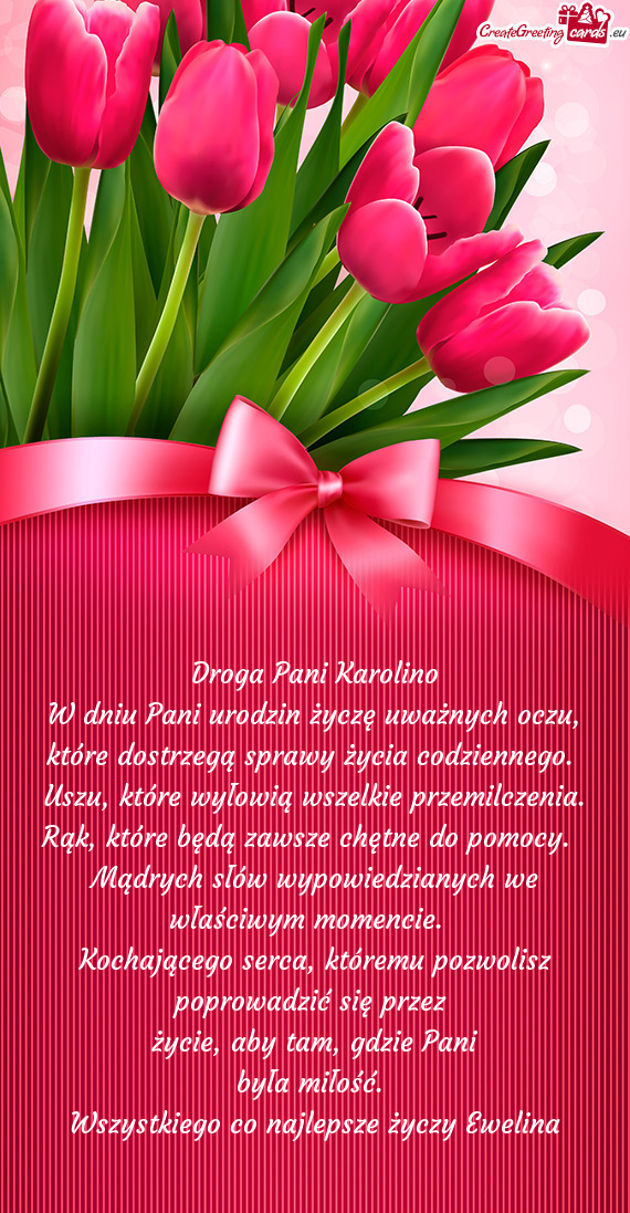 Kochającego serca, któremu pozwolisz poprowadzić się przez