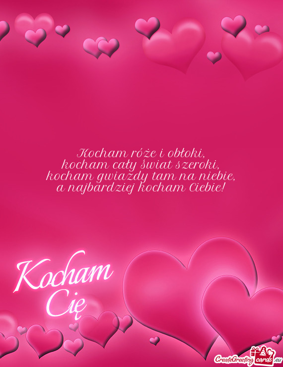 Kocham cały świat szeroki