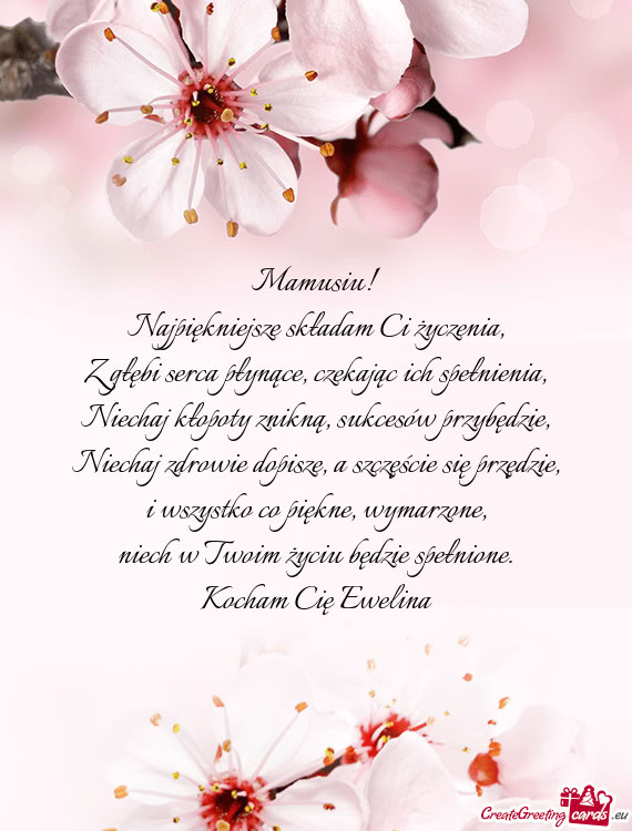 Kocham Cię Ewelina