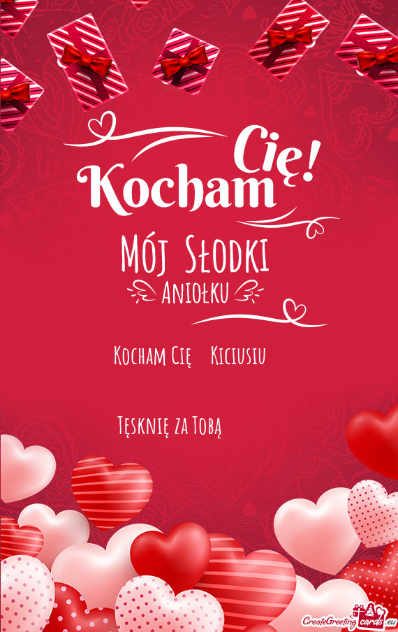 Kocham Cię❤️Kiciusiu❤️