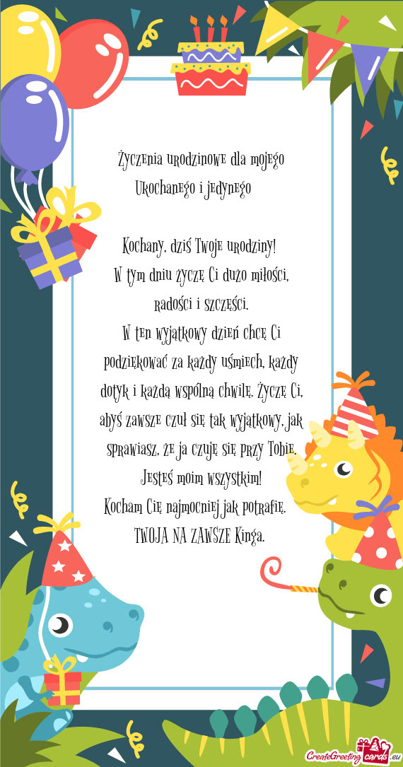 Kocham Cię najmocniej jak potrafię. ❤️