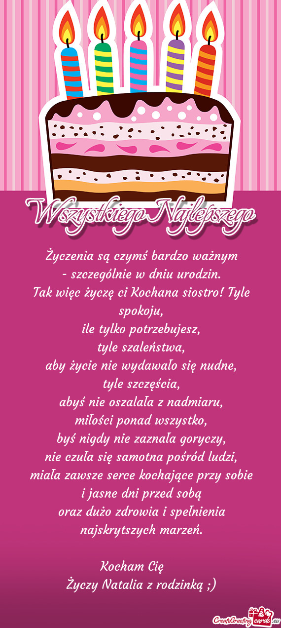 Kocham Cię 🥰 Natalia z rodzinką ;)