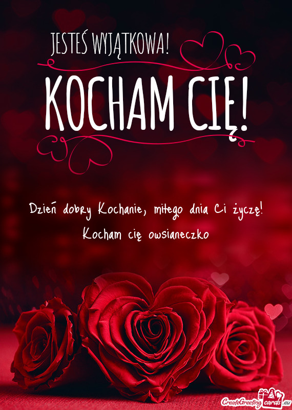 Kocham cię owsianeczko